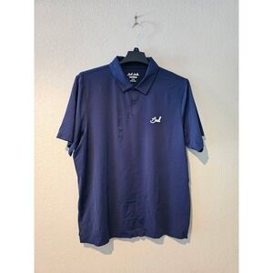NEW  Bad Birdie Polo Shirt Mens XXL Cooling Golf Shirt Dark Navy Bad Elements